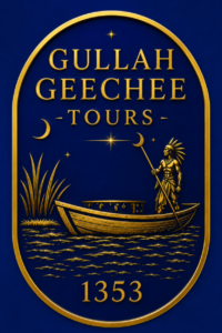 Official Logo Official 1353 Oval Emblem displayed for the GullahGullah.tours Digital Museum and 1353 Archive